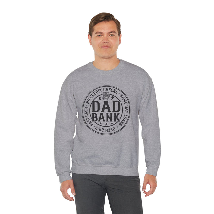 Bank Of Dad - Unisex Heavy Blend™ Crewneck Sweatshirt