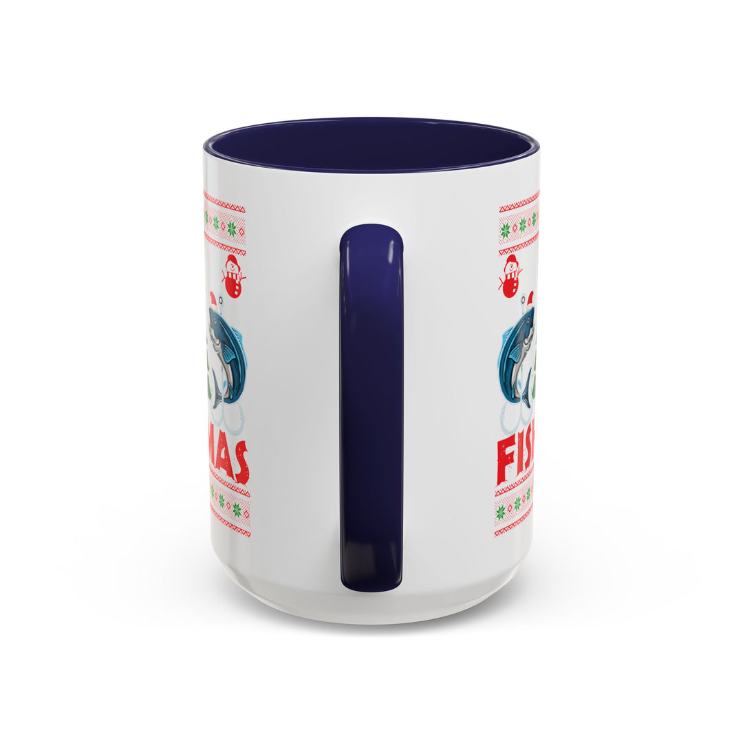 Merry Fishmas - Accent Coffee Mug (11, 15oz)