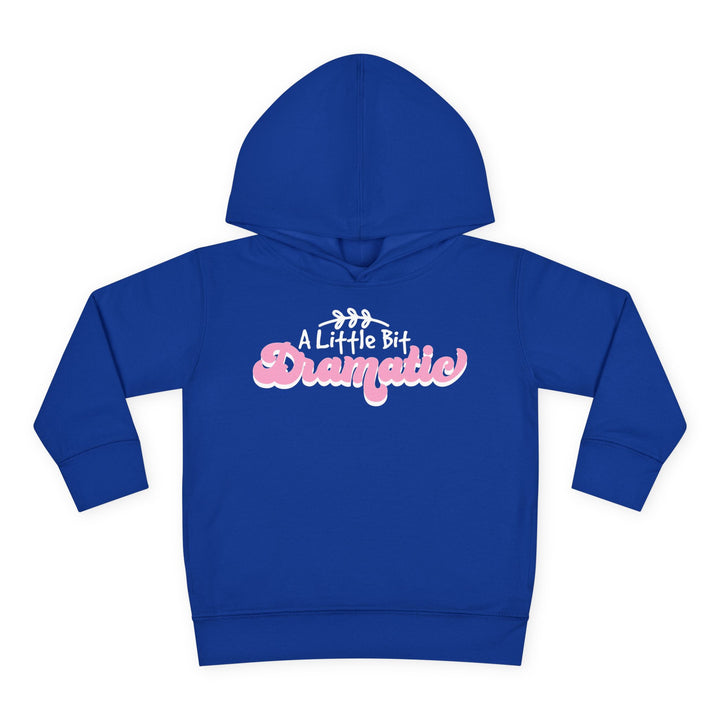 Little Bit Dramatic - Toddler Pullover Fleece Hoodie