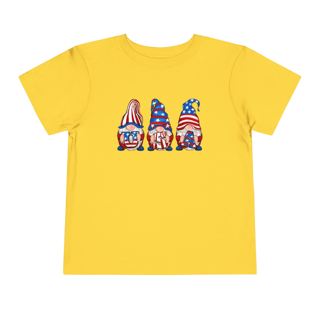 4th Of July Gnomes - Toddler Short Sleeve Tee