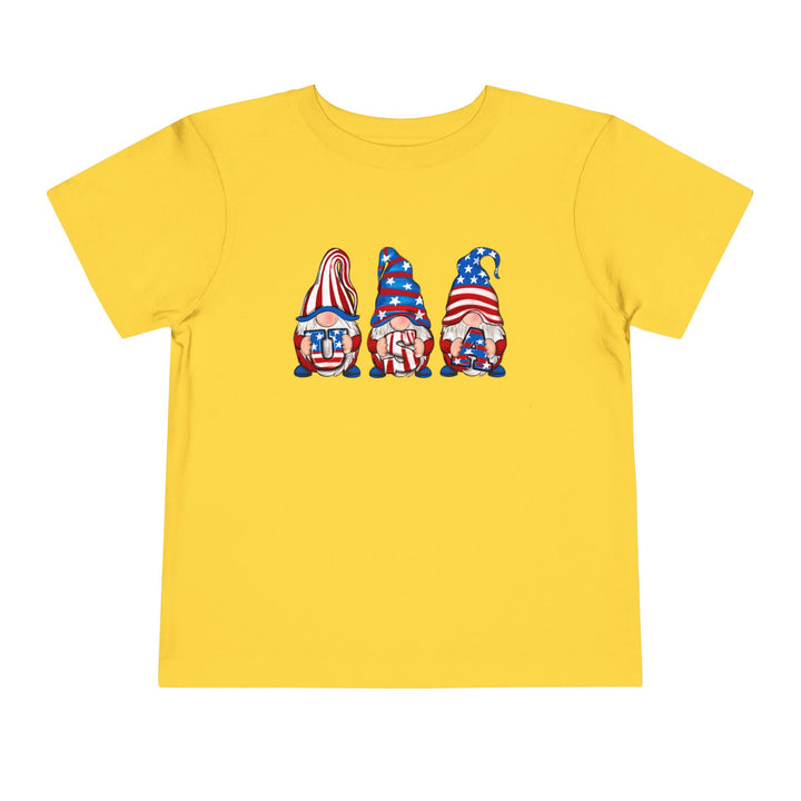 4th Of July Gnomes - Toddler Short Sleeve Tee