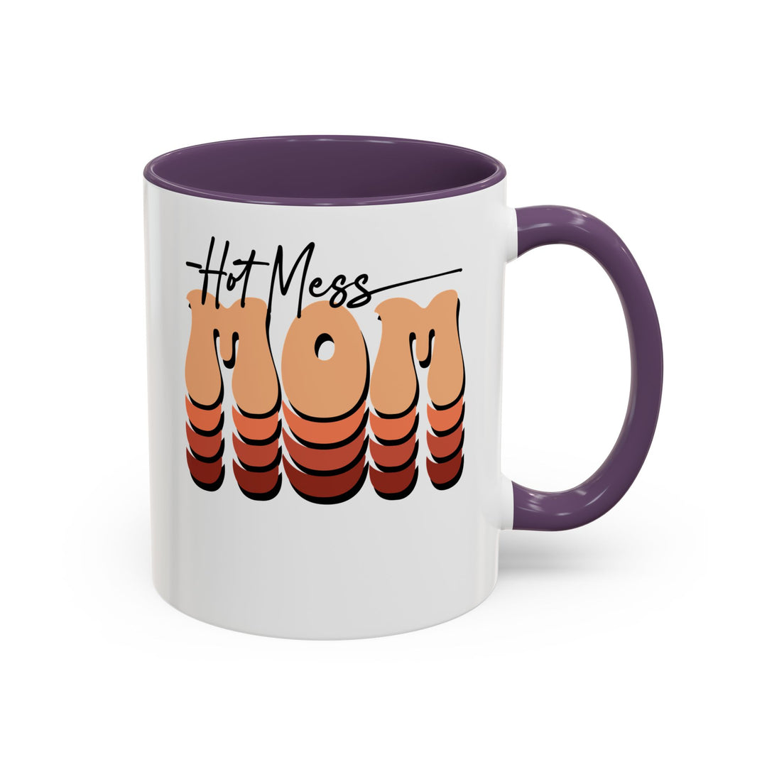 Hot Mess Mom - Accent Coffee Mug (11, 15oz)