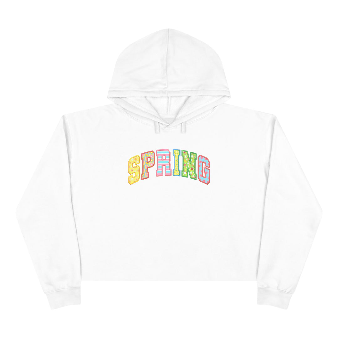 Spring Quilt - Crop Hoodie