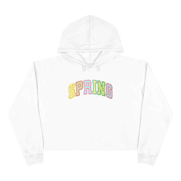 Spring Quilt - Crop Hoodie