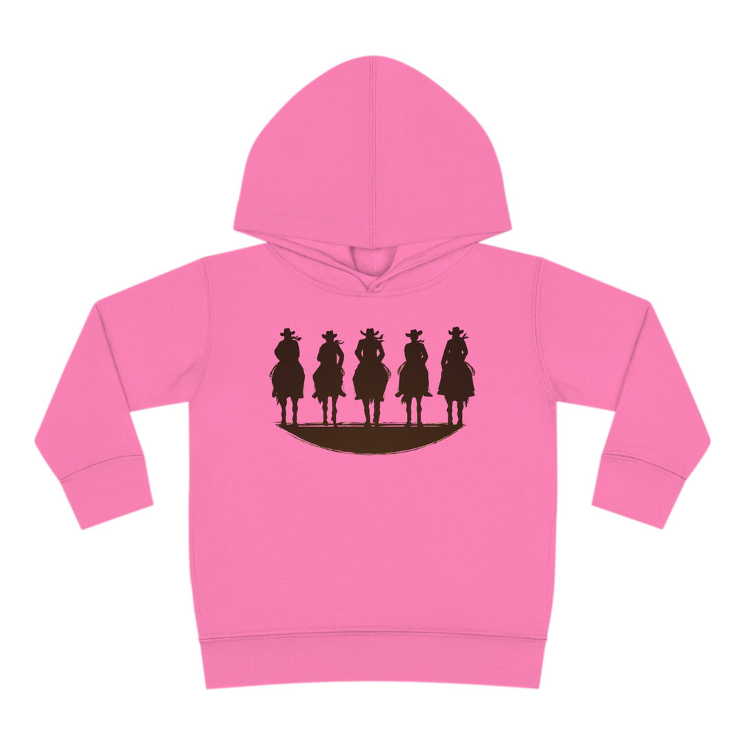 Cowboy Silhouette - Toddler Pullover Fleece Hoodie