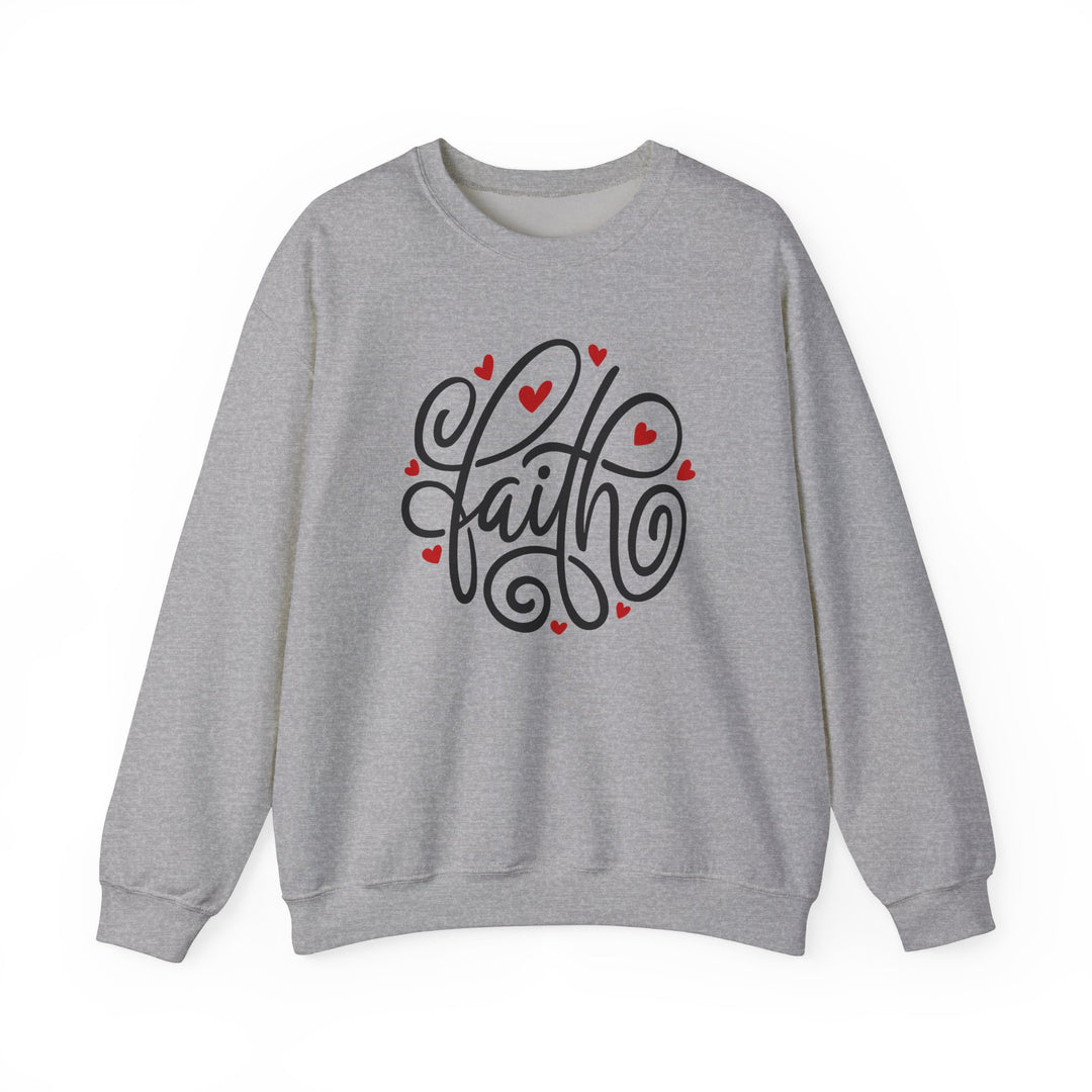 Faith Hearts - Unisex Heavy Blend™ Crewneck Sweatshirt