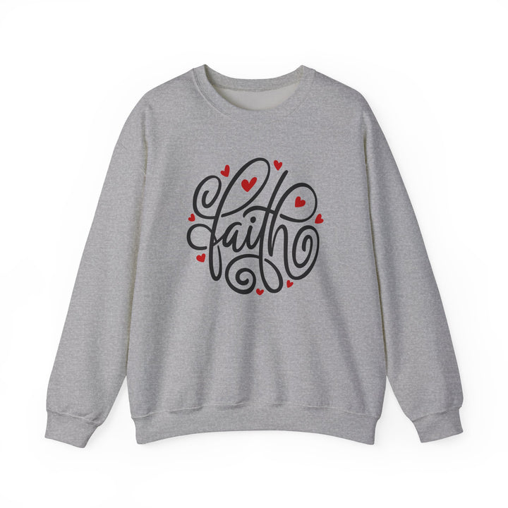 Faith Hearts - Unisex Heavy Blend™ Crewneck Sweatshirt