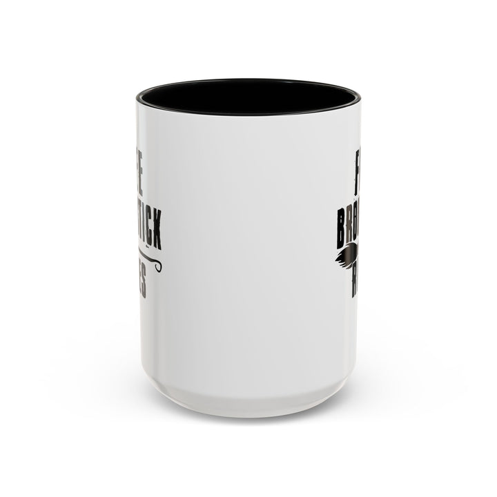 Free Broomstick Rides - Accent Coffee Mug (11, 15oz)