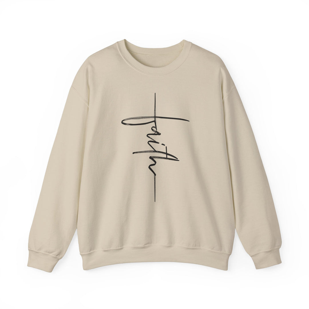 Faith Cross - Unisex Heavy Blend™ Crewneck Sweatshirt