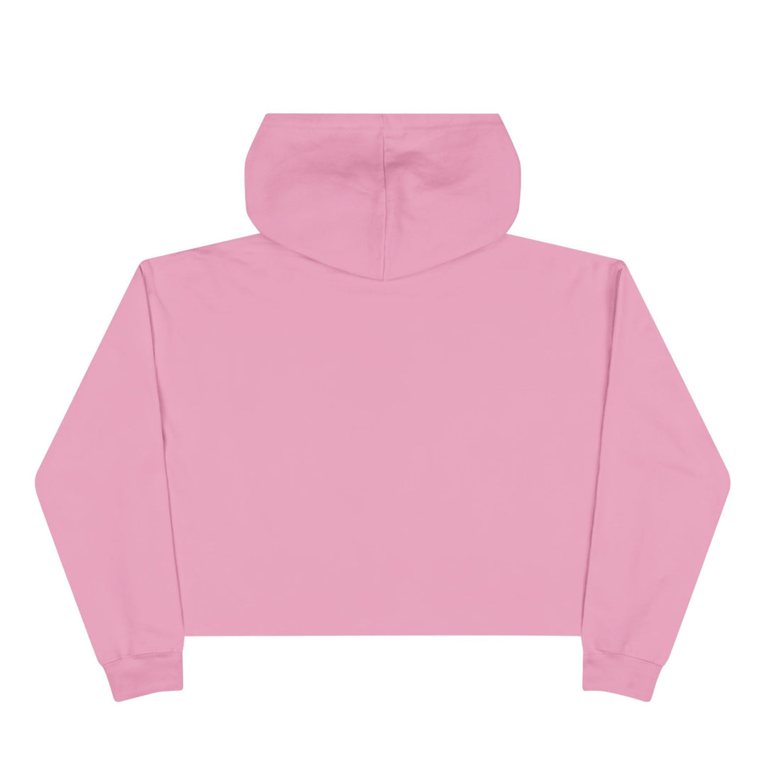 Flowery Leopard Skull - Crop Hoodie