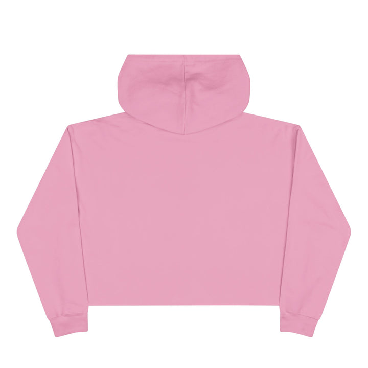 Flowery Leopard Skull - Crop Hoodie