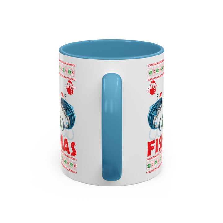 Merry Fishmas - Accent Coffee Mug (11, 15oz)