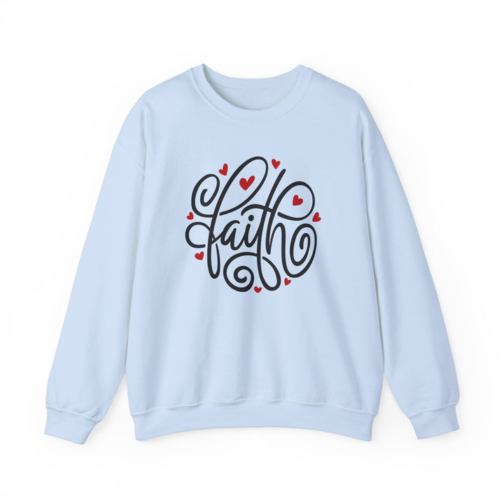 Faith Hearts - Unisex Heavy Blend™ Crewneck Sweatshirt