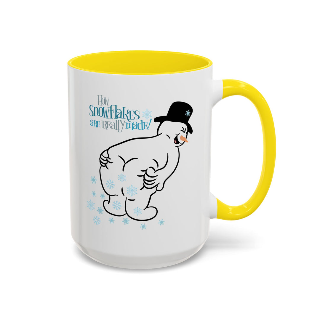 How Snowflakes Are Made - Accent Coffee Mug (11, 15oz)