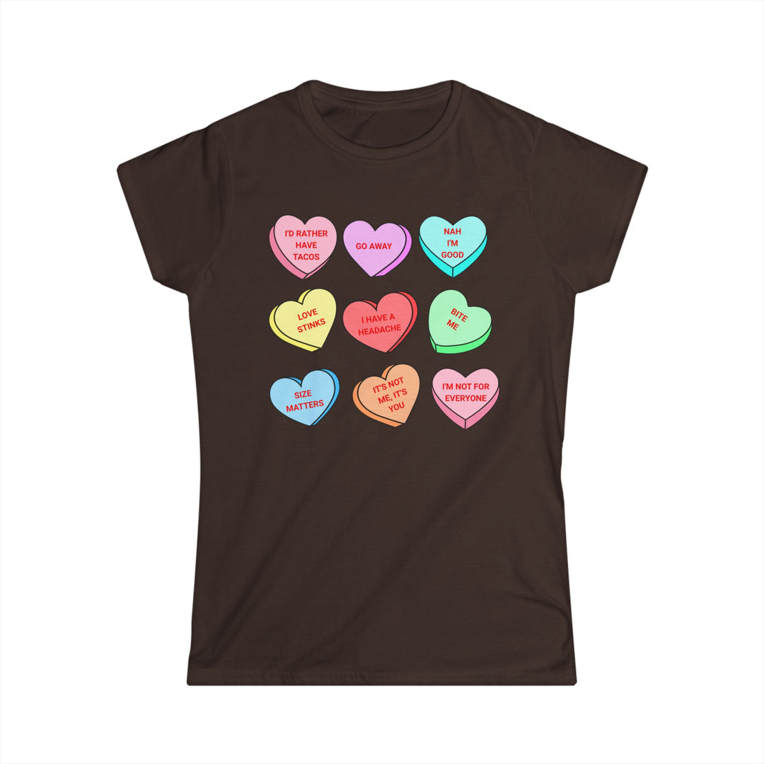 Conversation Hearts -Women's Softstyle Tee