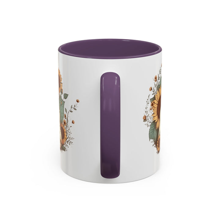 Sunflower Guitar - Accent Coffee Mug (11, 15oz)
