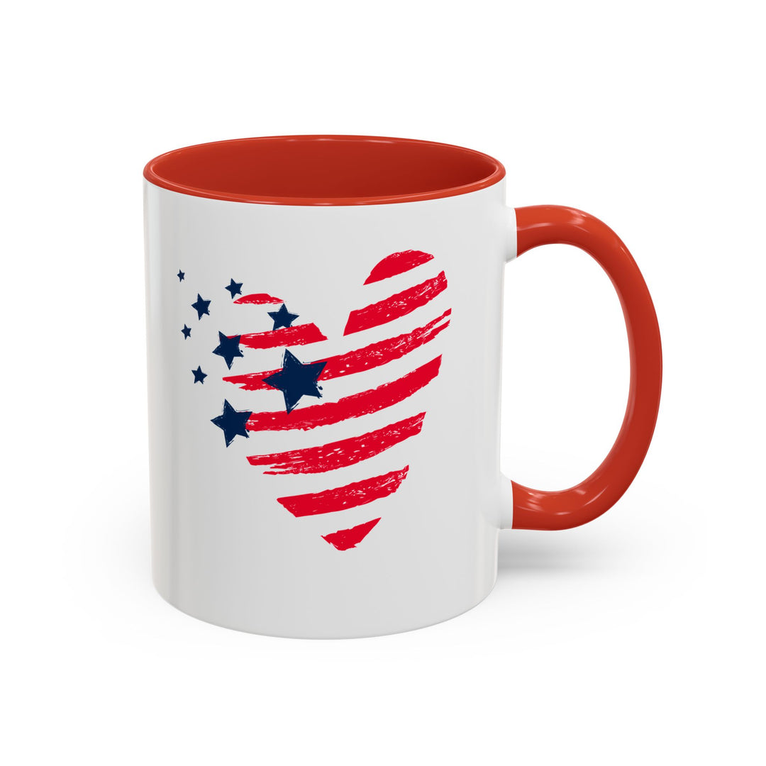 American Heart - Accent Coffee Mug (11, 15oz)