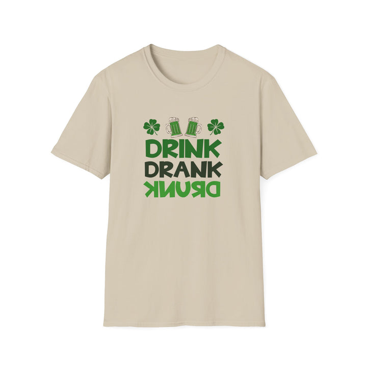 Drink Drank Drunk - Unisex Softstyle T-Shirt