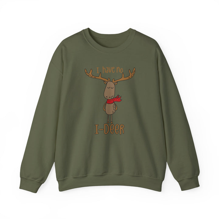 I Have No I-Deer - Unisex Heavy Blend™ Crewneck Sweatshirt