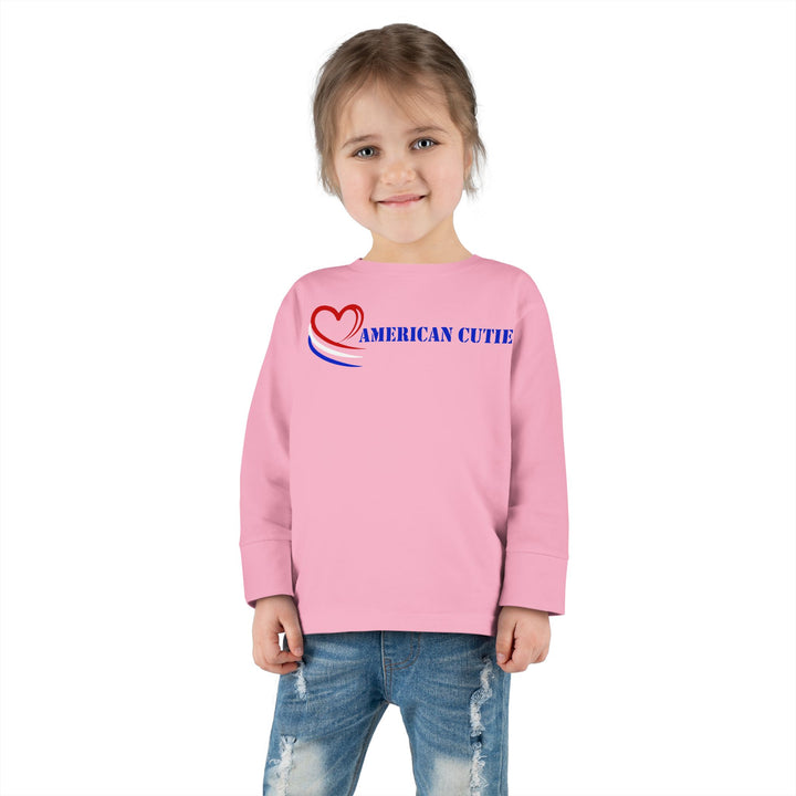 American Cutie - Toddler Long Sleeve Tee