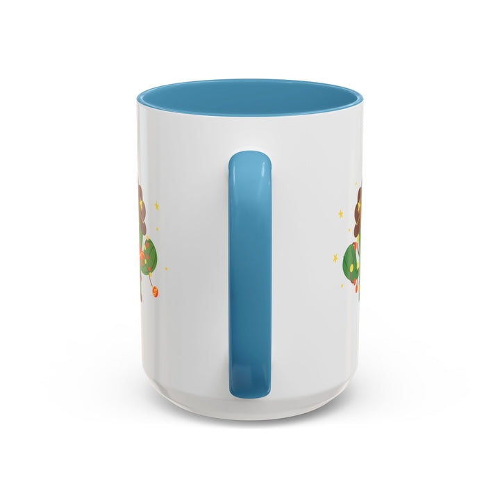 Merry Christmas Cactus -  Accent Coffee Mug (11, 15oz)