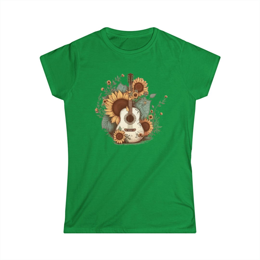 Sunflower Guitar - Women's Softstyle Tee
