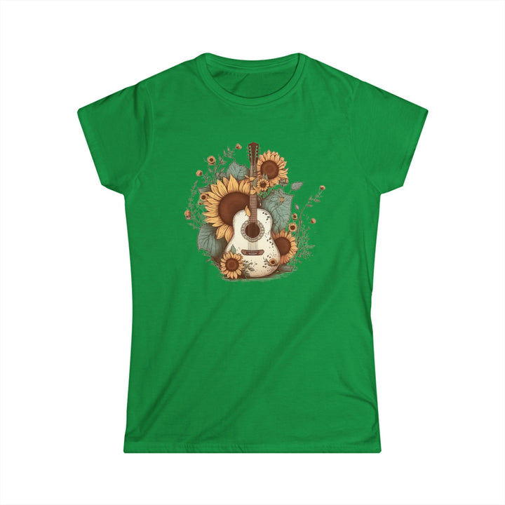 Sunflower Guitar - Women's Softstyle Tee
