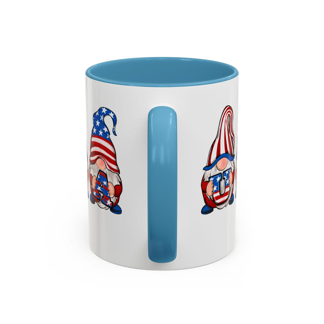 4th Of July Gnomes - Accent Coffee Mug (11, 15oz)