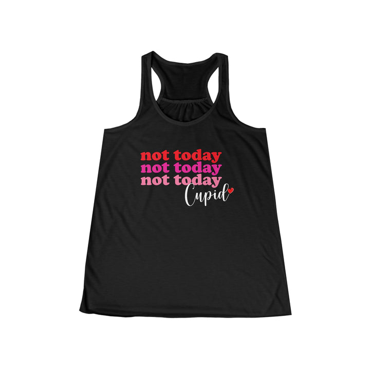 Not Today Cupid - Women's Flowy Racerback Tank