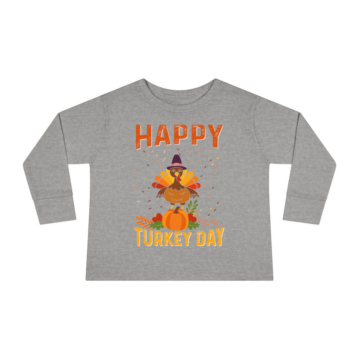 Happy Turkey Day - Toddler Long Sleeve Tee