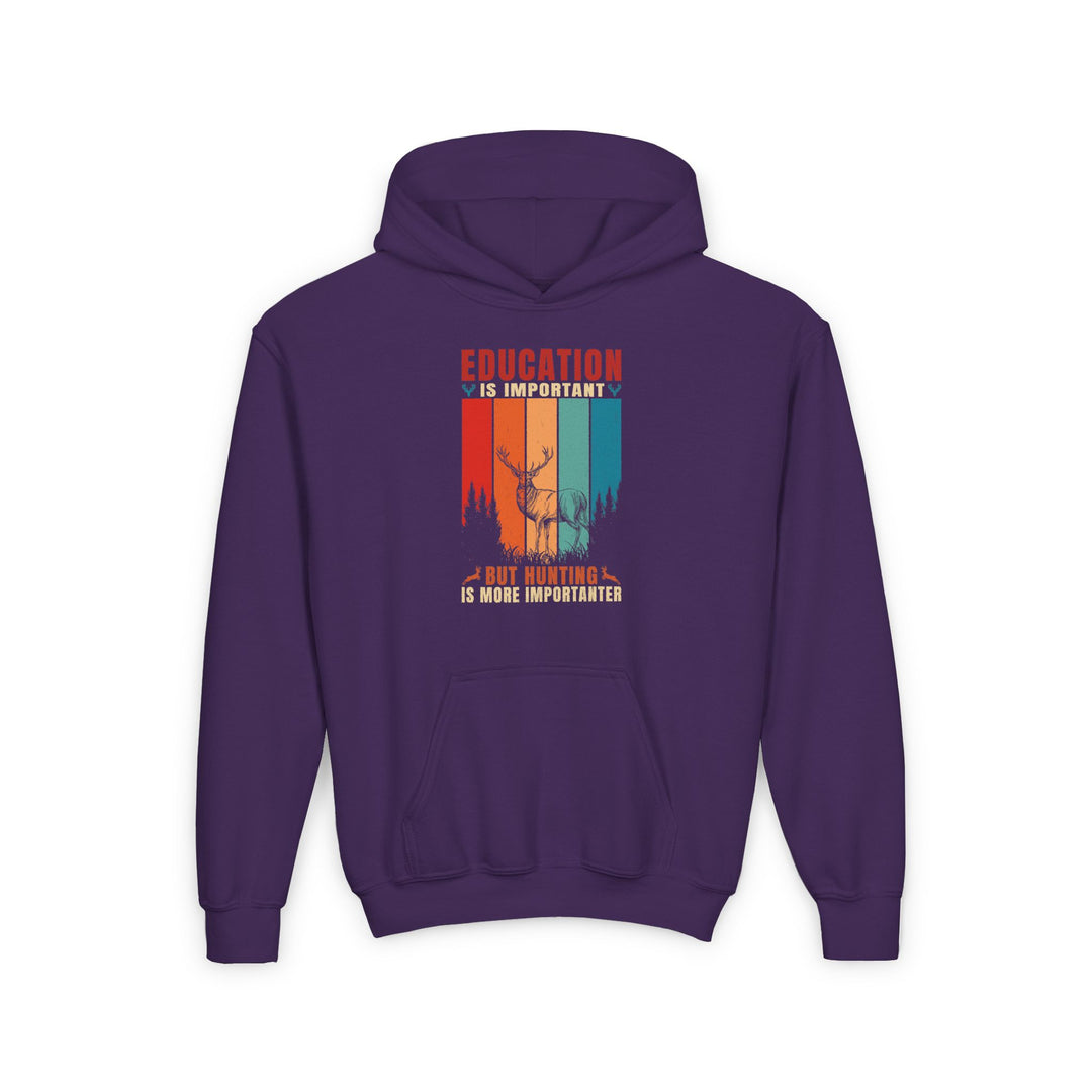 Hunting Education - Youth Heavy Blend Hooded Sweatshirt
