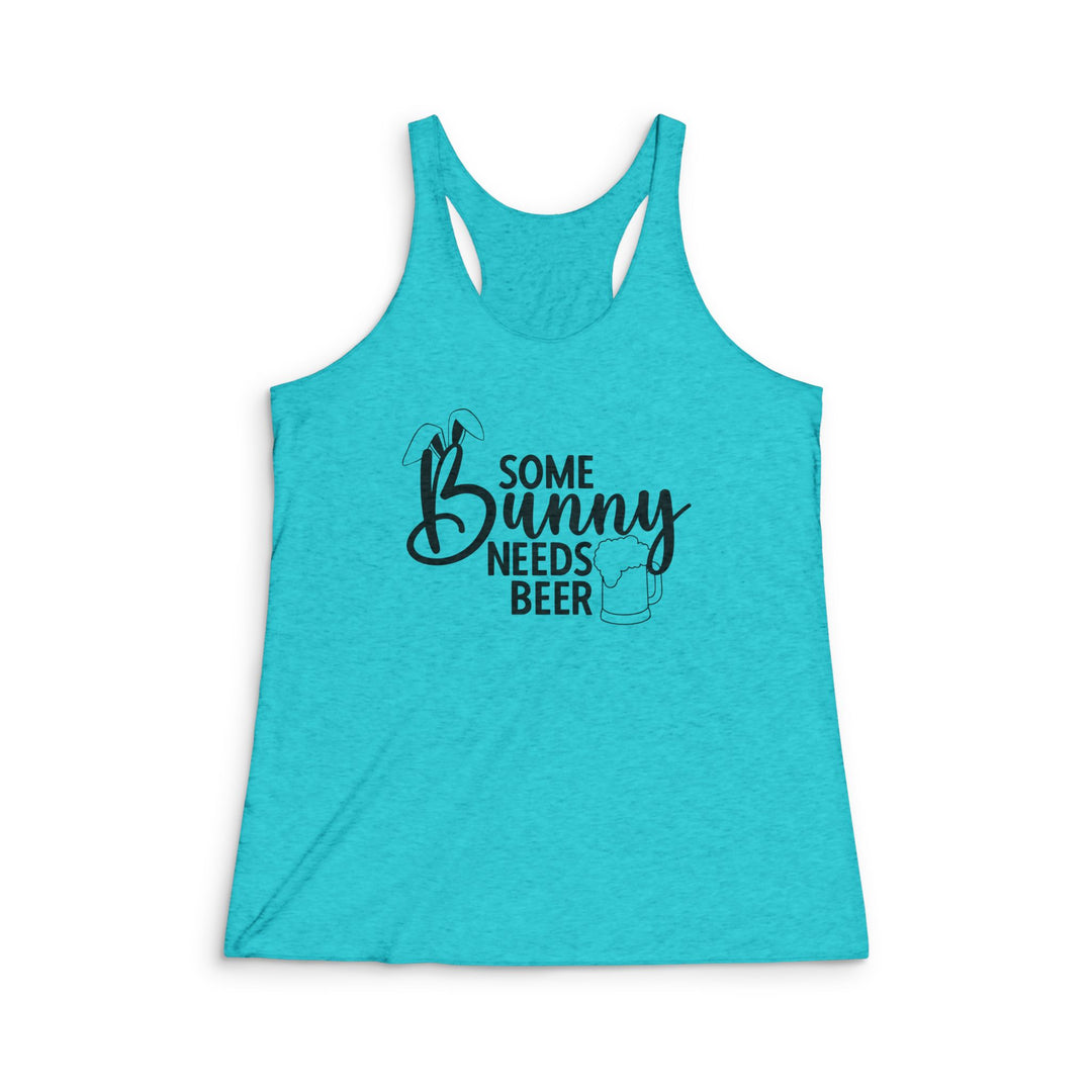 Some Bunny - Women's Tri-Blend Racerback Tank