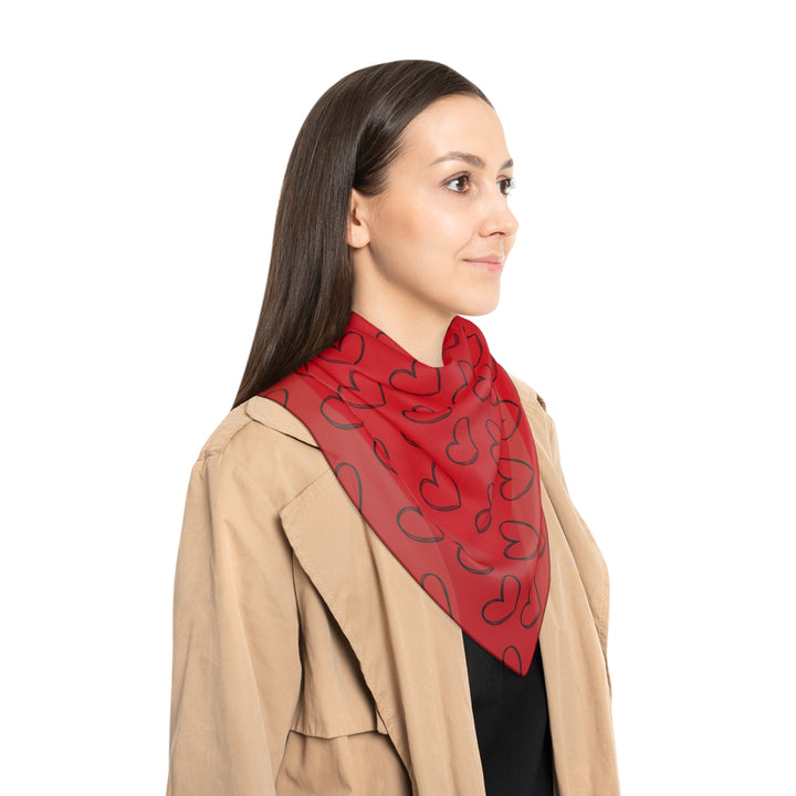 Heart - Poly Scarf