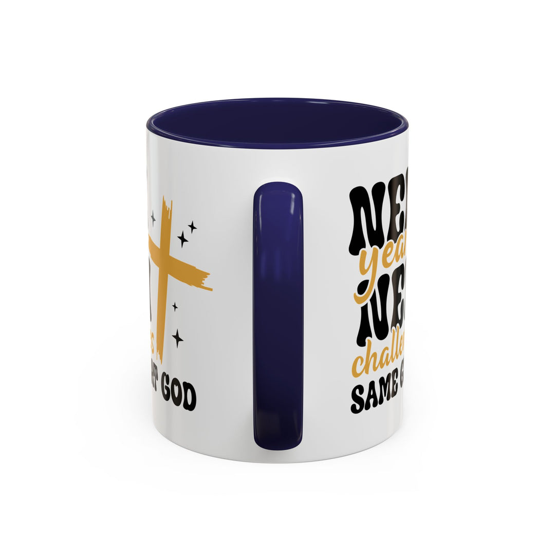 New Year Same Great God - Accent Coffee Mug (11, 15oz)