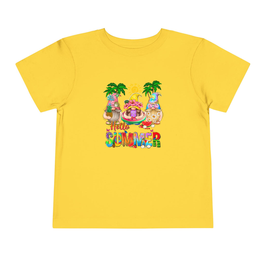 Summer Gnomes - Toddler Short Sleeve Tee