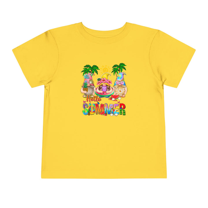 Summer Gnomes - Toddler Short Sleeve Tee