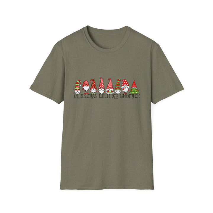 Christmas With My Gnomies - Unisex Softstyle T-Shirt