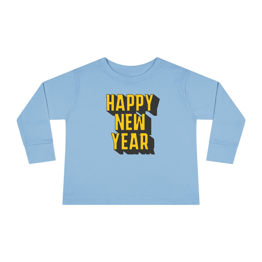 Block Happy New Year - Toddler Long Sleeve Tee