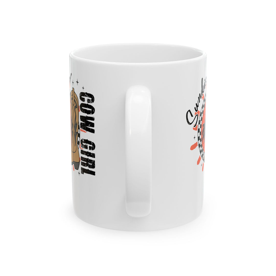 Sunkissed Cowgirl - Ceramic Mug, (11oz, 15oz)