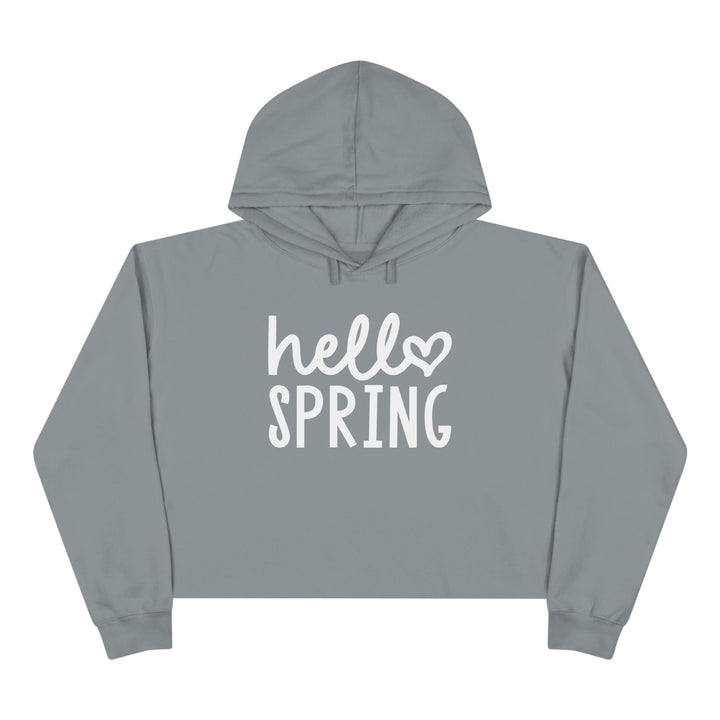Hello Spring - Crop Hoodie
