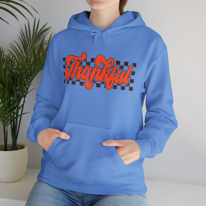 Retro Thankful - Unisex Heavy Blend™ Hooded Sweatshirt