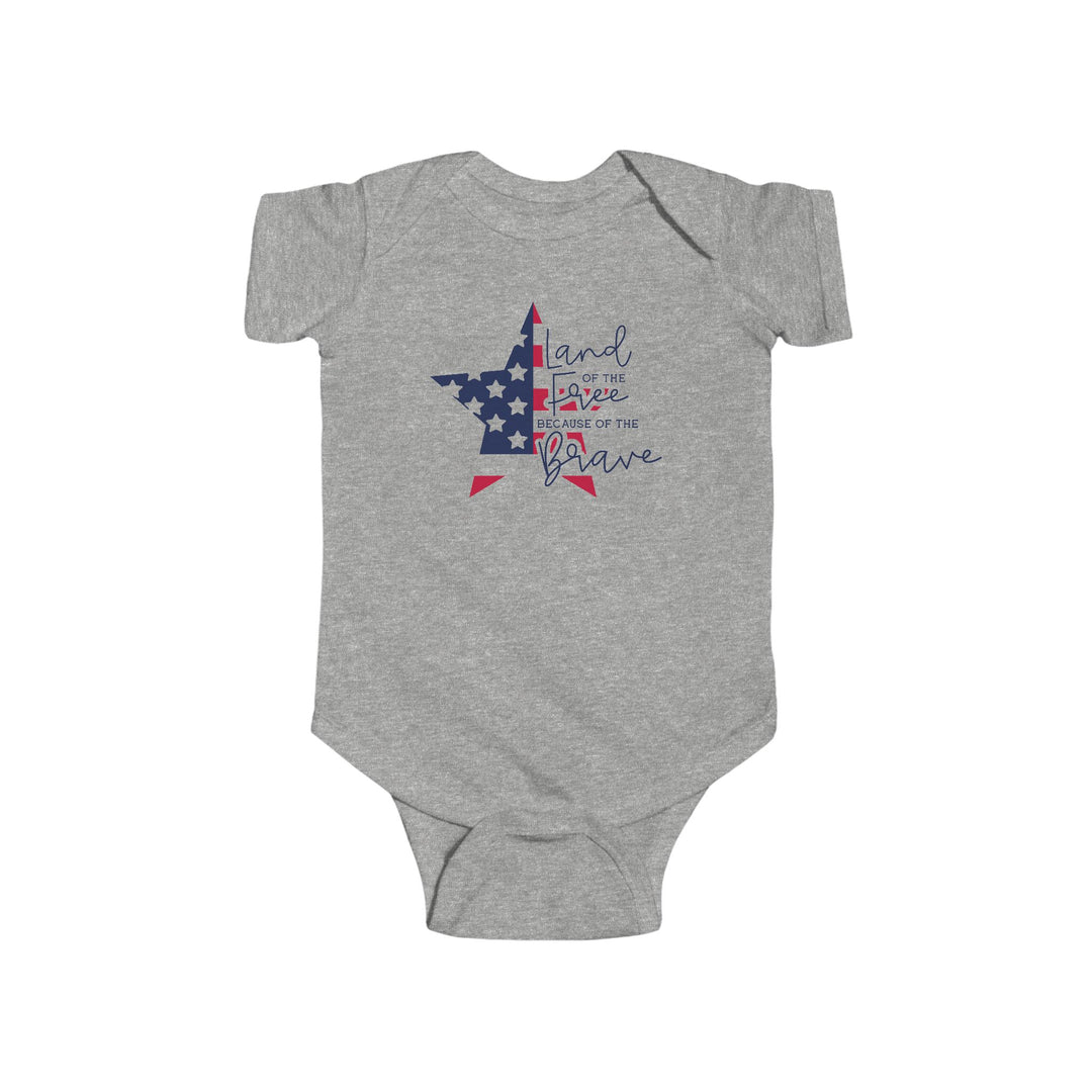Land Of The Free - Infant Fine Jersey Bodysuit