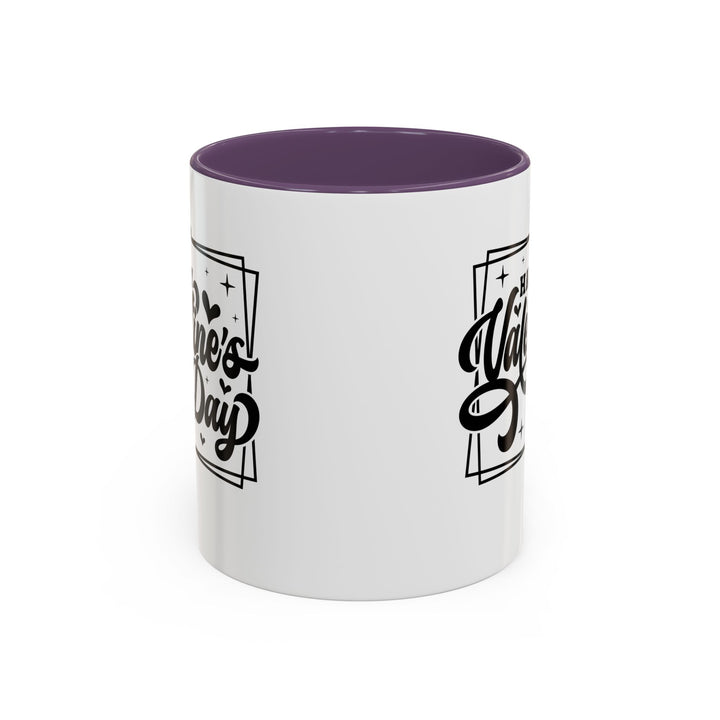 Happy Valentine's Day W/Hearts - Accent Coffee Mug (11, 15oz)