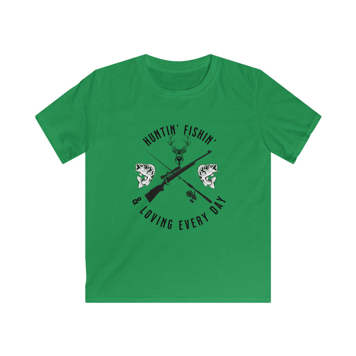 Huntin' Finshin' - Kids Softstyle Tee