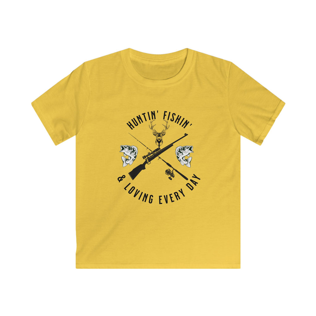 Huntin' Finshin' - Kids Softstyle Tee