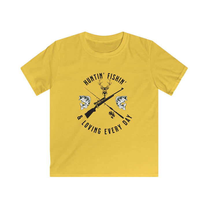 Huntin' Finshin' - Kids Softstyle Tee