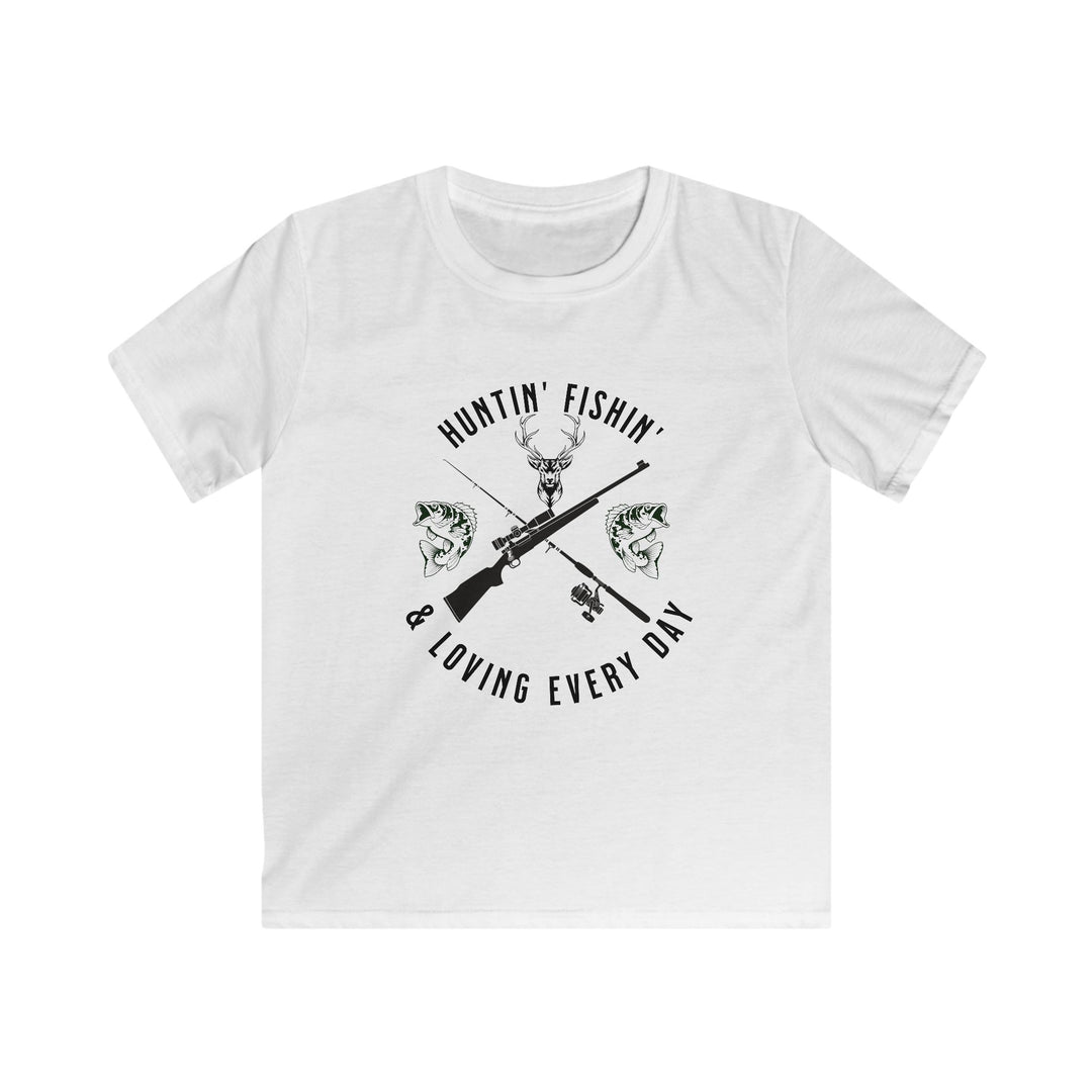 Huntin' Finshin' - Kids Softstyle Tee