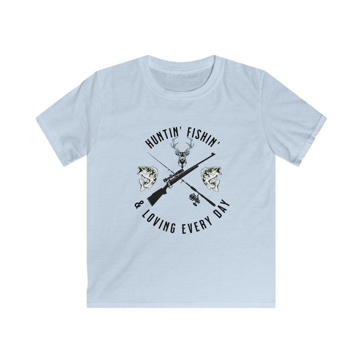 Huntin' Finshin' - Kids Softstyle Tee