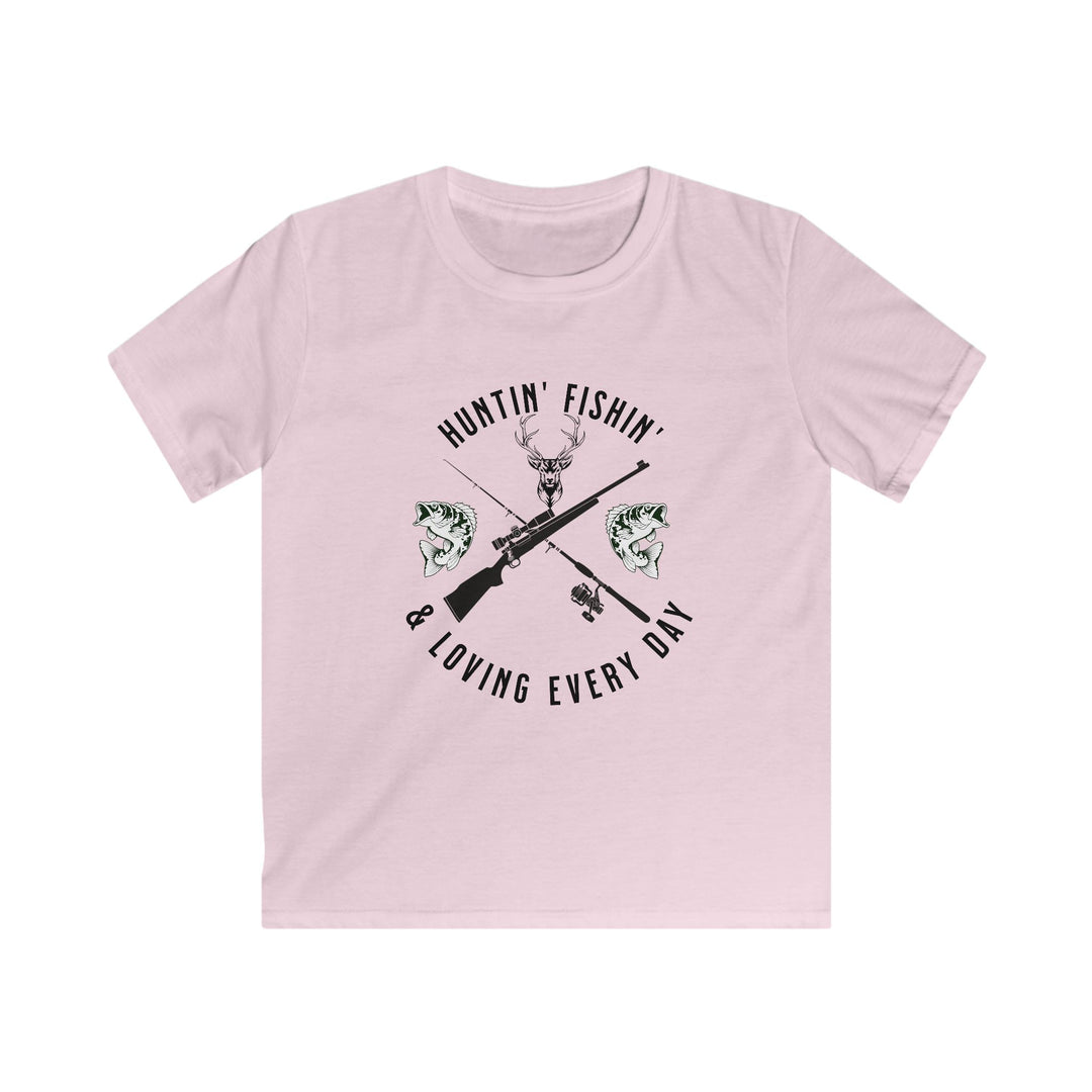 Huntin' Finshin' - Kids Softstyle Tee