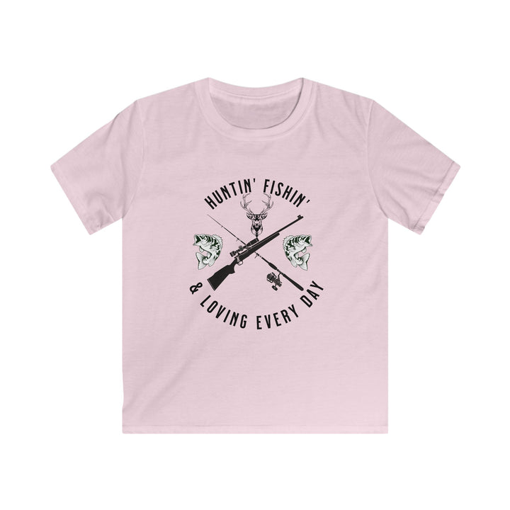 Huntin' Finshin' - Kids Softstyle Tee